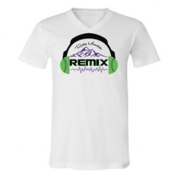 Unisex V-Neck Jersey Tee