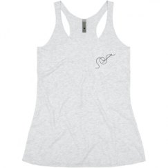Ladies Slim Fit Super Soft Racerback Triblend Tank