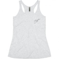 Ladies Slim Fit Super Soft Racerback Triblend Tank