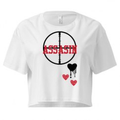 Ladies Festival Cali Crop Top Tee