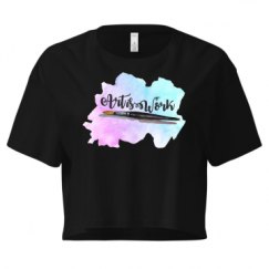 Ladies Festival Cali Crop Top Tee