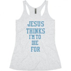 Ladies Slim Fit Super Soft Racerback Triblend Tank