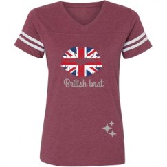 Ladies Relaxed Fit Vintage Sports Tee