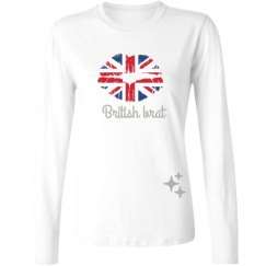 Ladies Relaxed Fit Basic Long Sleeve Tee