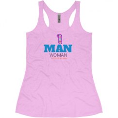 Ladies Slim Fit Super Soft Racerback Triblend Tank
