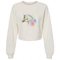 Women's Raglan Pullover Fleece