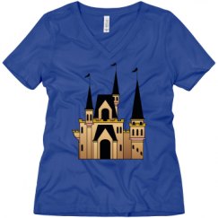 Ladies Relaxed Fit V-Neck Tee