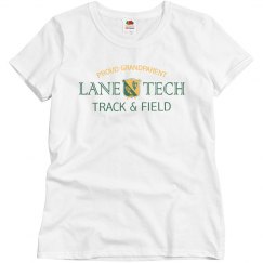 LT Track Proud Grandparent Ladies Relaxed Fit Tee