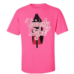 Unisex Ultra Cotton Safety Neon Crewneck Tee