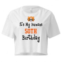 Ladies Festival Cali Crop Top Tee