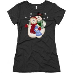 Ladies Slim Fit Super Soft Triblend Tee