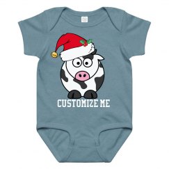 Cute Christmas Cow
