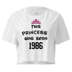 Ladies Festival Cali Crop Top Tee