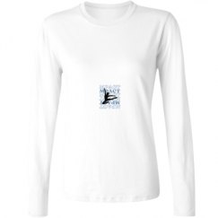 Ladies Relaxed Fit Basic Long Sleeve Tee