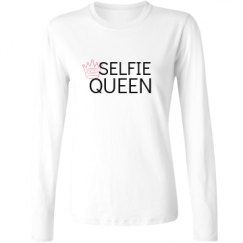 Ladies Relaxed Fit Basic Long Sleeve Tee