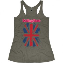 Ladies Slim Fit Super Soft Racerback Triblend Tank