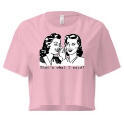 Ladies Festival Cali Crop Top Tee