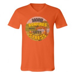 Unisex V-Neck Jersey Tee