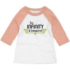 Toddler 3/4 Sleeve Raglan Tee
