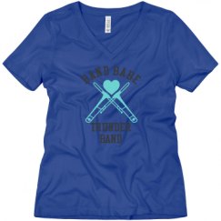 Ladies Relaxed Fit V-Neck Tee