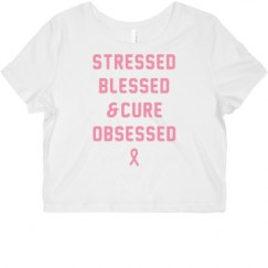 Ladies Slim Fit Crop Top Tee