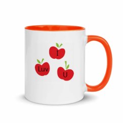 11oz Ceramic Mug with Color Inside