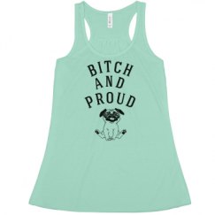 Ladies Flowy Racerback Tank
