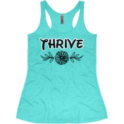 Ladies Slim Fit Super Soft Racerback Triblend Tank