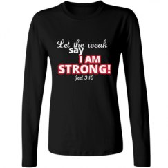 Ladies Relaxed Fit Basic Long Sleeve Tee