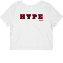 Ladies Slim Fit Crop Top Tee