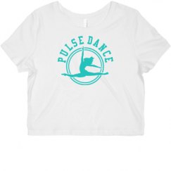 Ladies Slim Fit Crop Top Tee