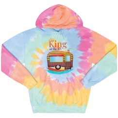 Unisex Tie-Dye Fleece Hoodie
