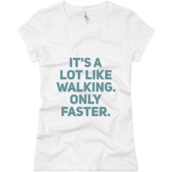 Ladies Slim Fit Basic Promo Jersey Tee