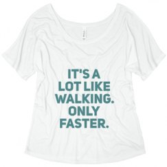 Ladies Flowy Slouchy Tee