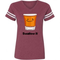 Ladies Relaxed Fit Vintage Sports Tee