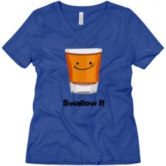 Ladies Relaxed Fit V-Neck Tee
