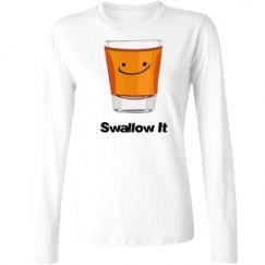 Ladies Relaxed Fit Basic Long Sleeve Tee