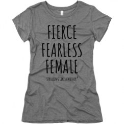 Ladies Slim Fit Super Soft Triblend Tee