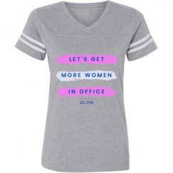 Ladies Relaxed Fit Vintage Sports Tee