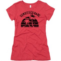 Ladies Slim Fit Super Soft Triblend Tee