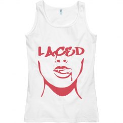 RED LACED VAMP TANK
