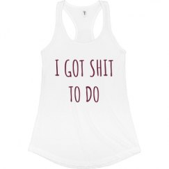 Ladies Slim Fit Racerback Tank Top