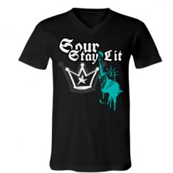 Unisex V-Neck Jersey Tee