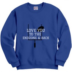 Unisex Film and Foil Crewneck Sweatshirt