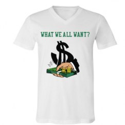 Unisex V-Neck Jersey Tee