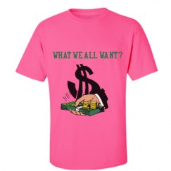 Unisex Ultra Cotton Safety Neon Crewneck Tee