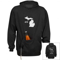 Michigan life above the 45th parallel hoodie 