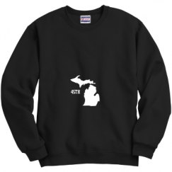 Unisex Film and Foil Crewneck Sweatshirt