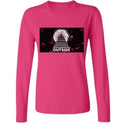 Ladies Relaxed Fit Basic Long Sleeve Tee