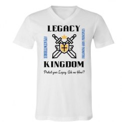 Unisex V-Neck Jersey Tee